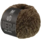 Lana Grossa Milano 10 Dunkelbraun meliert