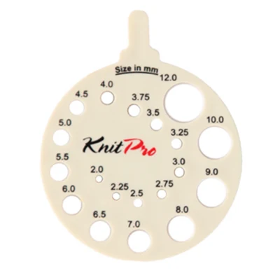 KnitPro Stem Meter RAWHID (2-12mm)