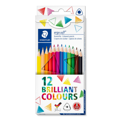STAEDTLER Ergosoft 157, Farbstifte, 12 Stück