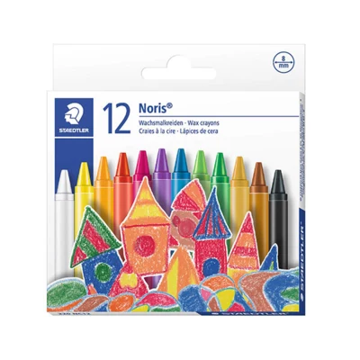 STAEDTLER Noris Club 220 Wachsmalkreiden, 12 Stück