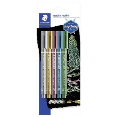 STAEDTLER Metallic Marker, 5-tlg