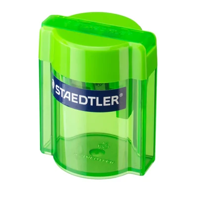 STAEDTLER Doppelspitzer mit Behälter, ass. Farben