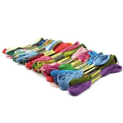 HobbyArts Stickgarn, 50 Farben