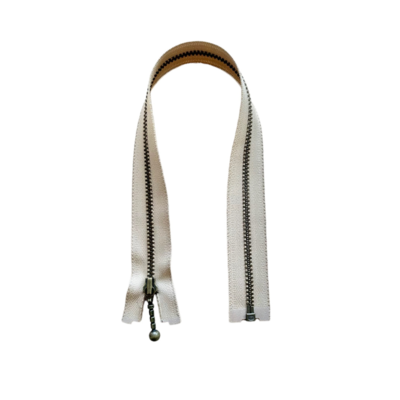 YKK Teilbarer Reißverschluss Antik Messing 4 mm 35 cm