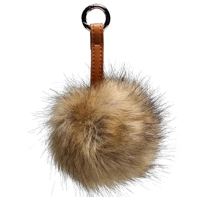 Go Handmade Pompon mit Ringschloss, 11 cm