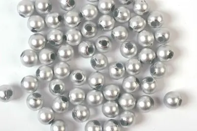 Wachsperlen 3 mm, 500 g, Mattes Silber