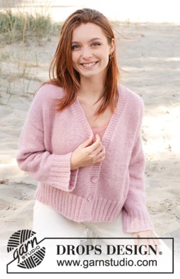 240-29 Elodie Cardigan by DROPS Design