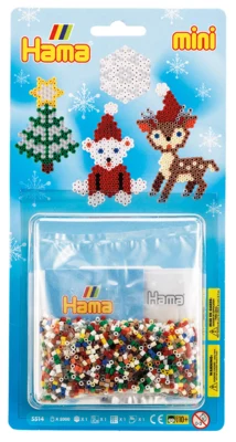 Hama Mini Blisterpack Weihnachten, Klein