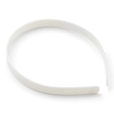 HobbyArts Haarreif, Weiß, 12 mm, 1 Stück