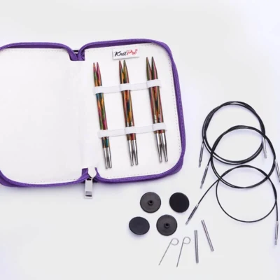 KnitPro Symfonie Austauschbare Rundstricknadel Set Anfänger (4, 5 und 6 mm)