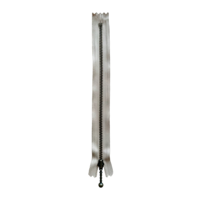 YKK Fester Reißverschluss Antik Messing 4 mm 20 cm