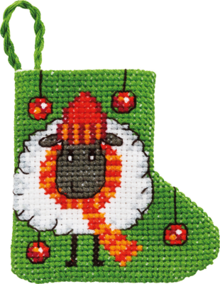 Stickpackung Schaf 7 x 7 cm